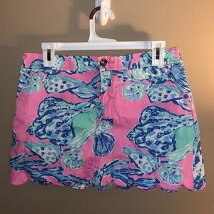 Lilly Pulitzer Scalloped Skort